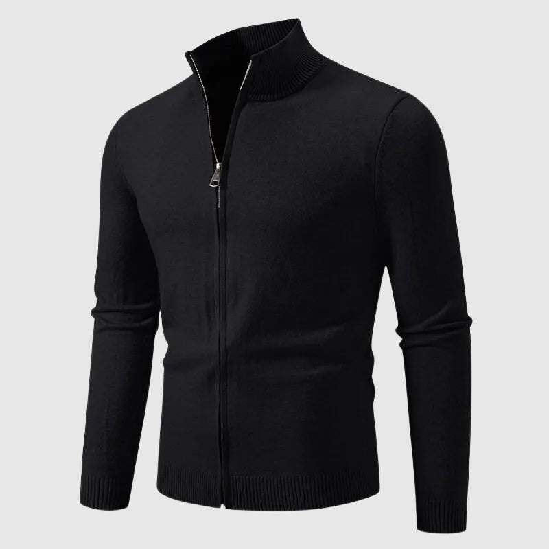 BRIAN™ | Zip-Up Cardigan