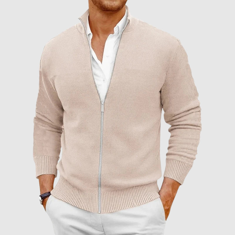BRIAN™ | Zip-Up Cardigan