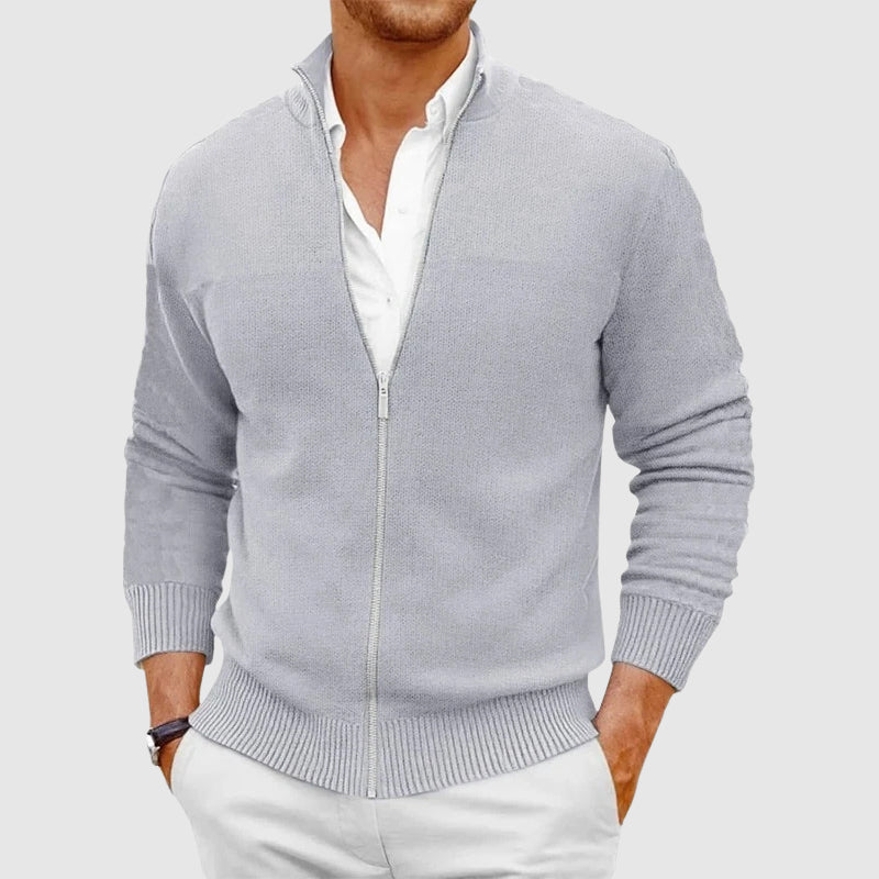 BRIAN™ | Zip-Up Cardigan