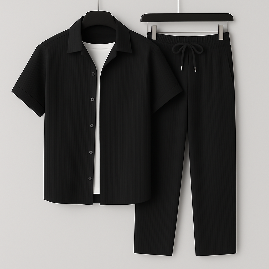 BRAIN™ | Ribbed Linen Co-Ord