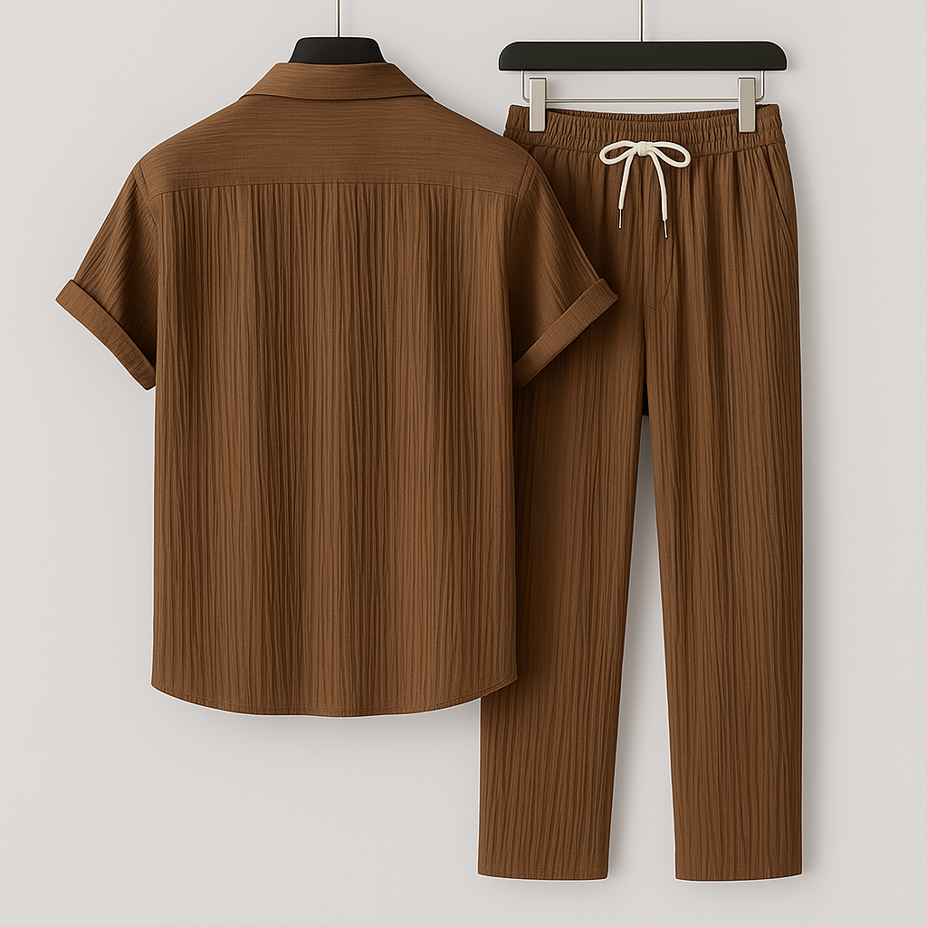 BRAIN™ | Ribbed Linen Co-Ord
