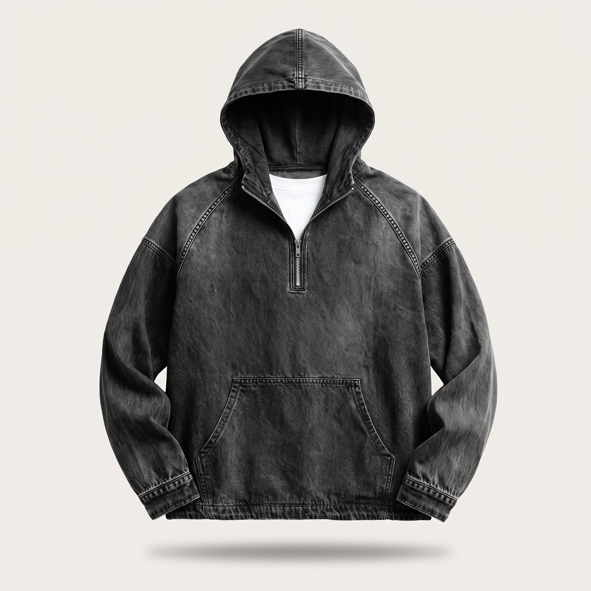 BRIAN™ | RIVINGTON HALF-ZIP DENIM JACKET