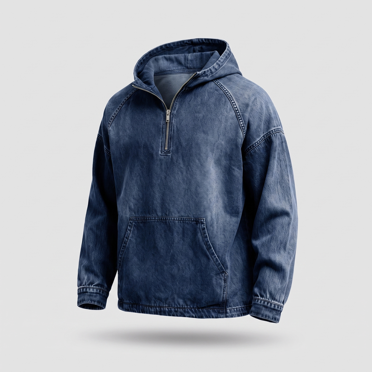 BRIAN™ | RIVINGTON HALF-ZIP DENIM JACKET
