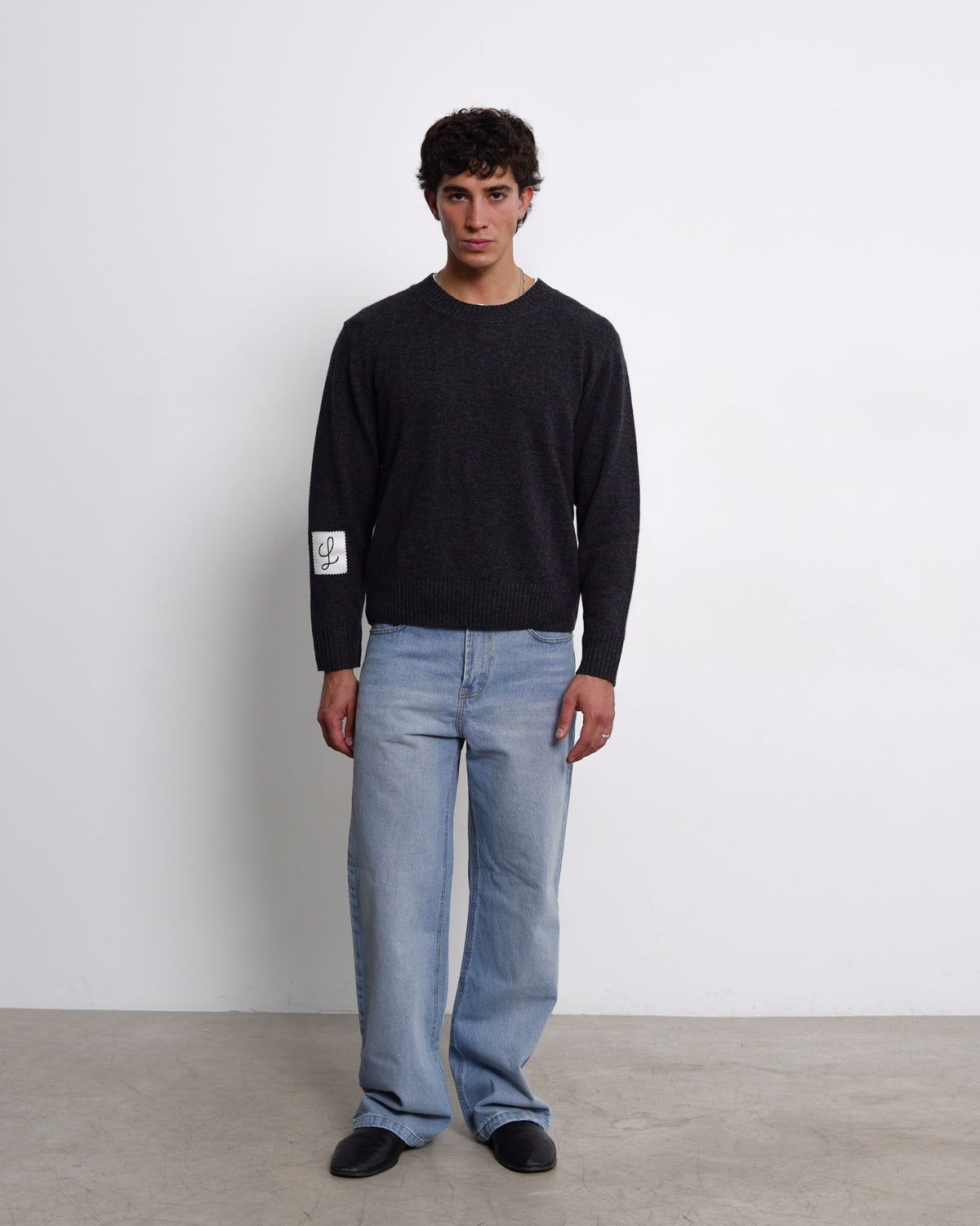 BRIAN™ | Refined Cashmere Sweater | Dark Gray
