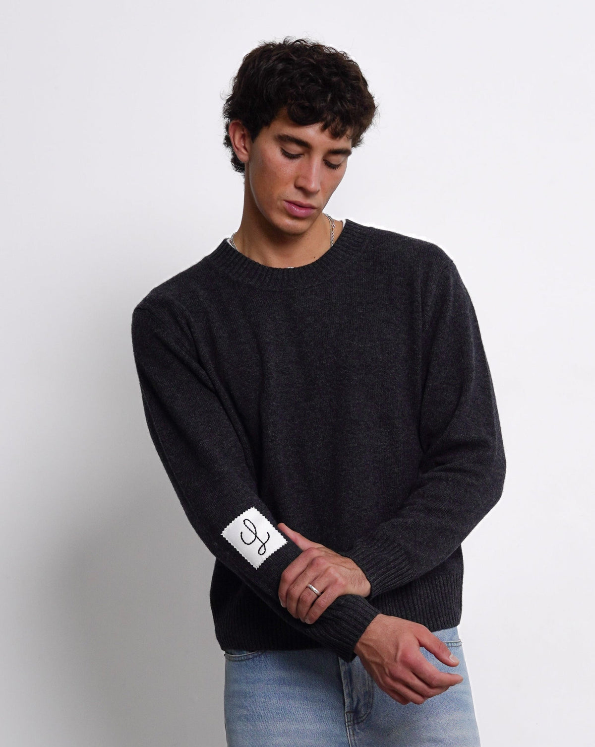 BRIAN™ | Refined Cashmere Sweater | Dark Gray
