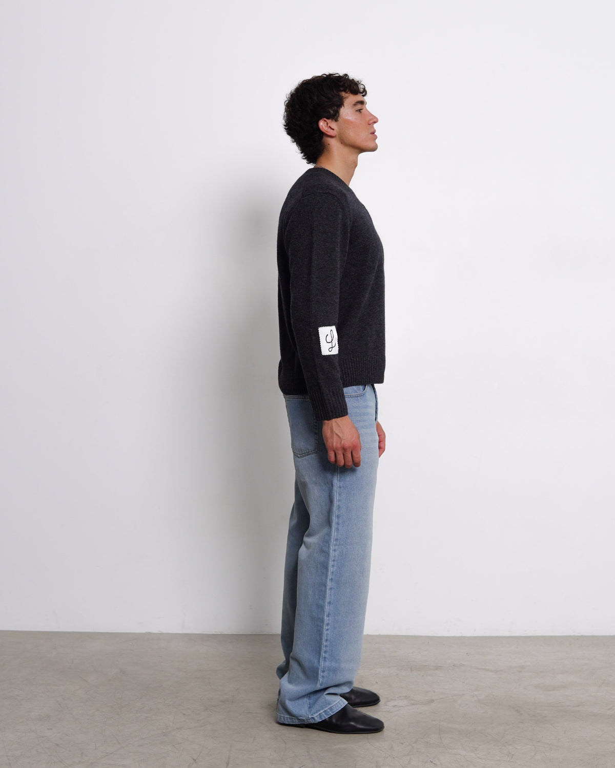 BRIAN™ | Refined Cashmere Sweater | Dark Gray