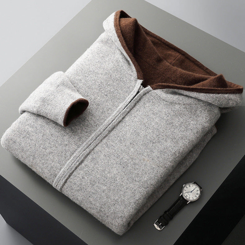 BRIAN™ | Napoli Reversible Cashmere Hoodie
