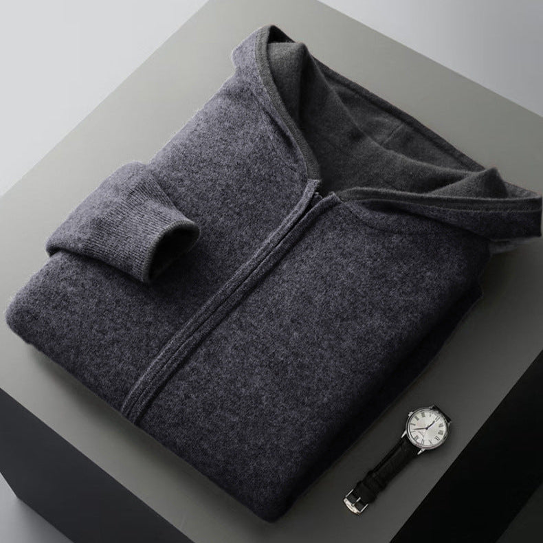 BRIAN™ | Napoli Reversible Cashmere Hoodie