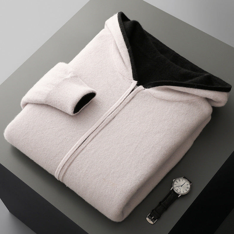 BRIAN™ | Napoli Reversible Cashmere Hoodie