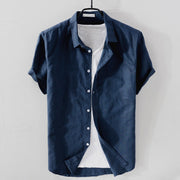 BRIAN™ | Men's Linen-Cotton Short-Sleeve Shirt