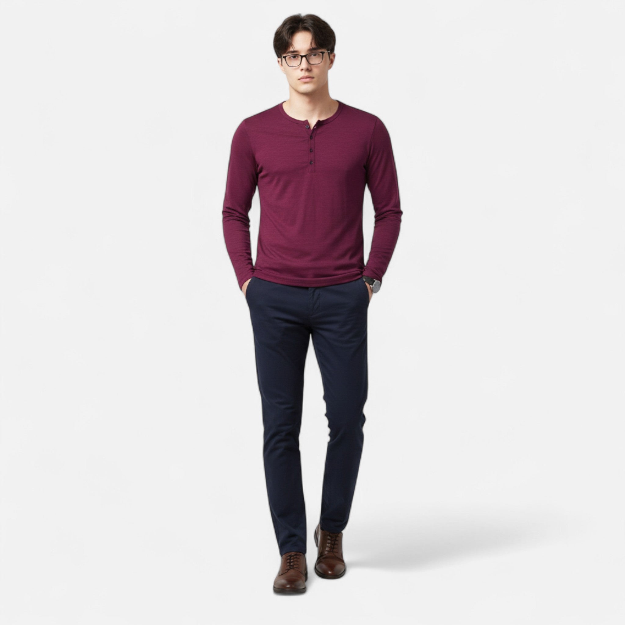 BRAIN™ | Men's Cotton Long Sleeve