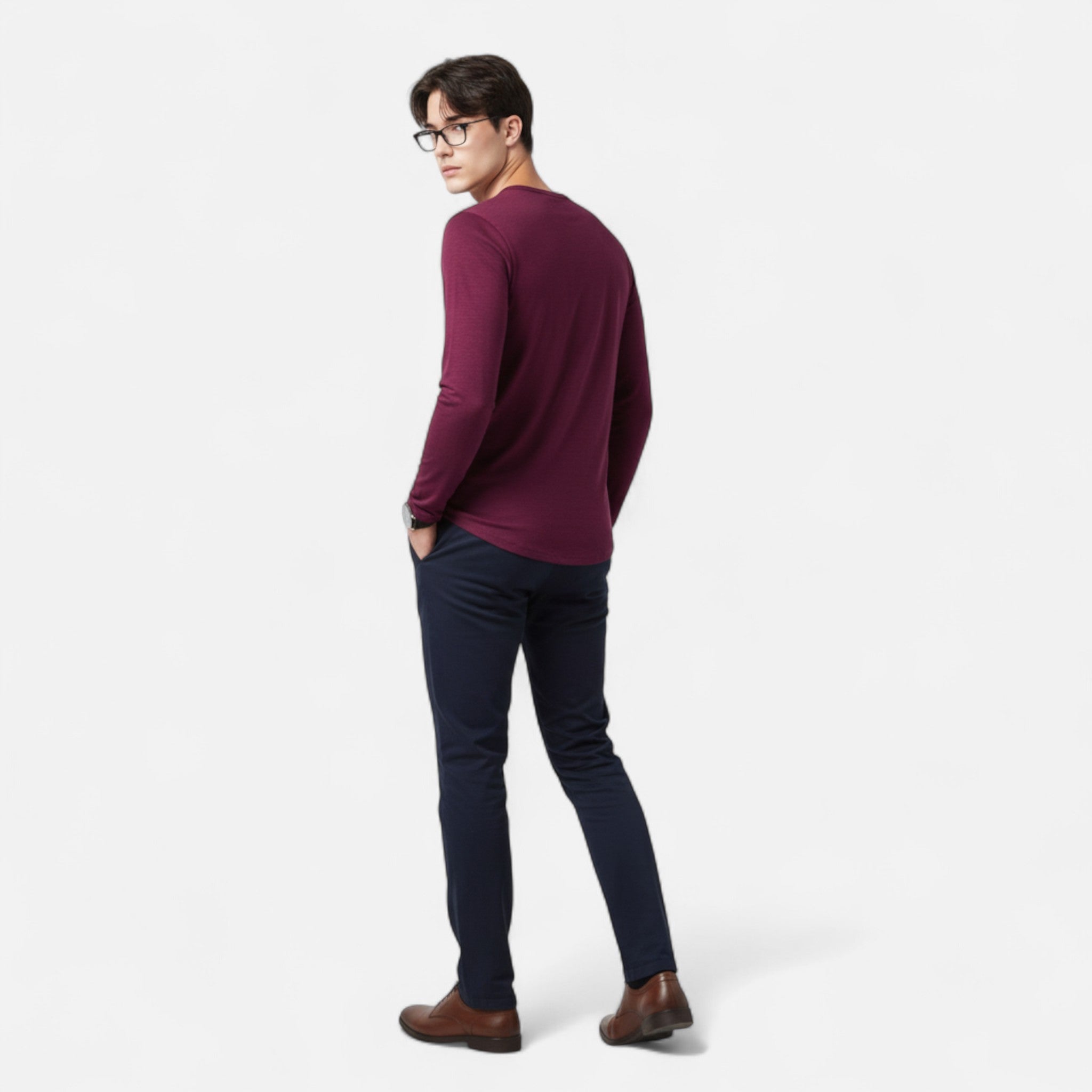 BRAIN™ | Men's Cotton Long Sleeve