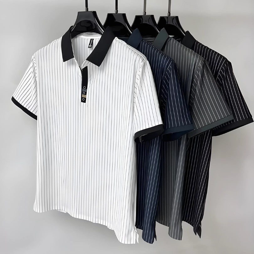 BRAIN™ | REFINED STRIPED POLO