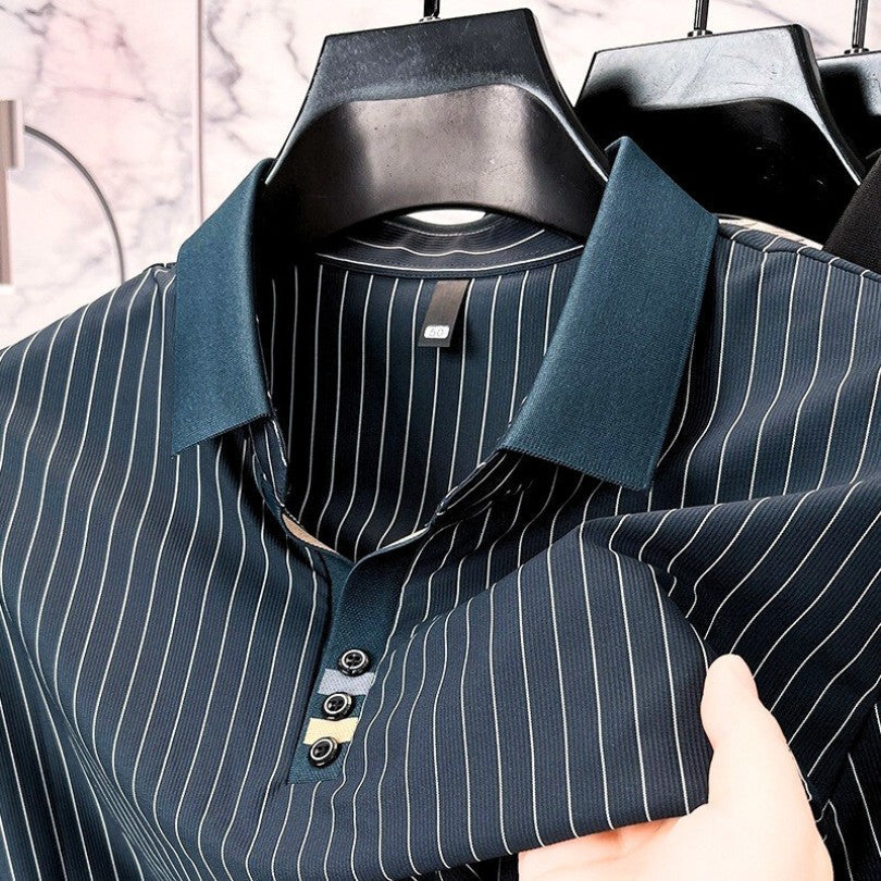 BRAIN™ | REFINED STRIPED POLO
