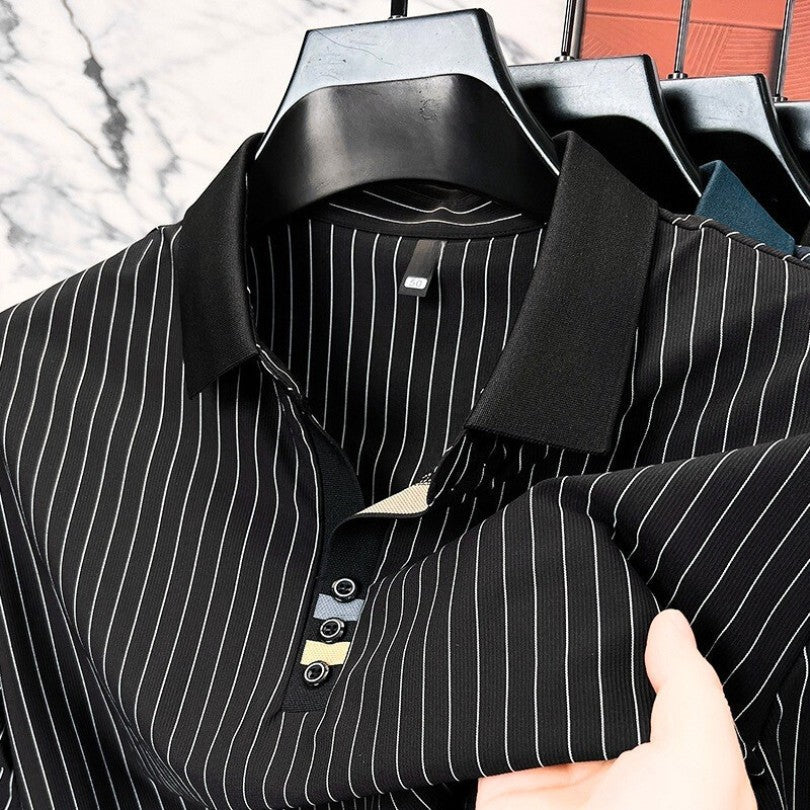 BRAIN™ | REFINED STRIPED POLO