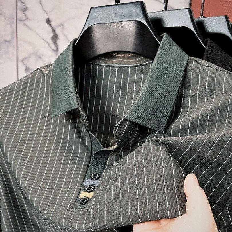 BRAIN™ | REFINED STRIPED POLO