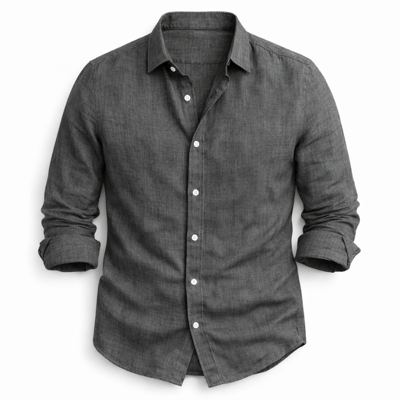BRAIN™ | Men's Cotton-Linen Longsleeve