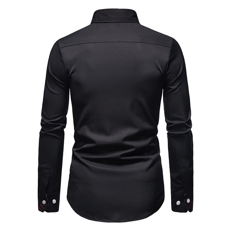 BRAIN™ | Paisley-Trim Shirt