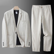 BRAIN™ | Men's Linen-Cotton Suit