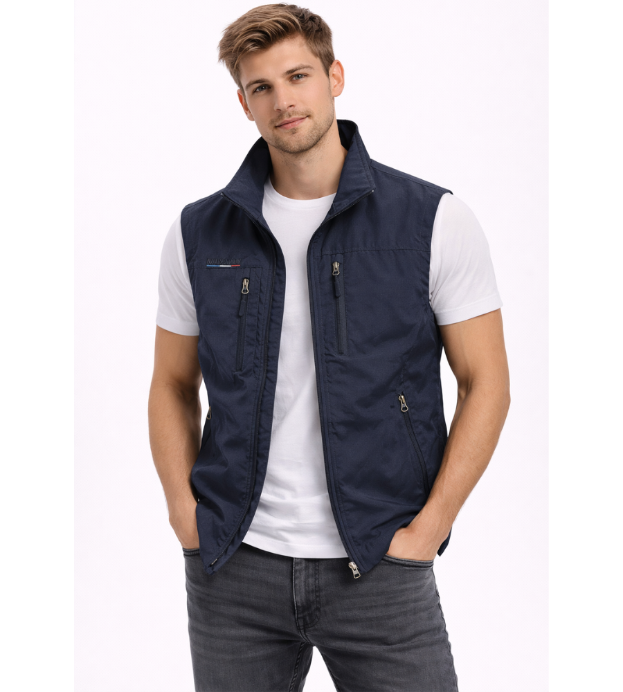 BRAIN™ | Men's Nylon Zip Vest