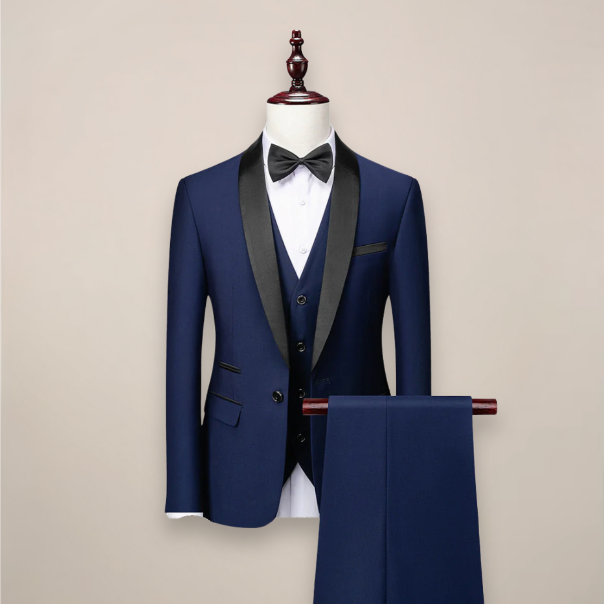 BRAIN™ | Men's Satin-Trim Evening Tuxedo
