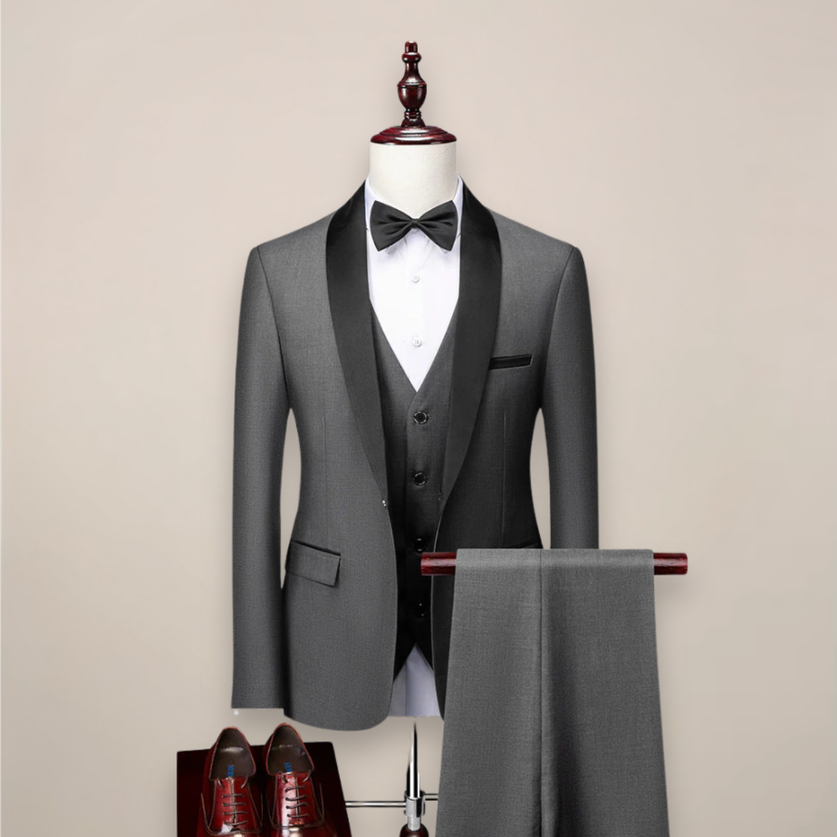 BRAIN™ | Men's Satin-Trim Evening Tuxedo