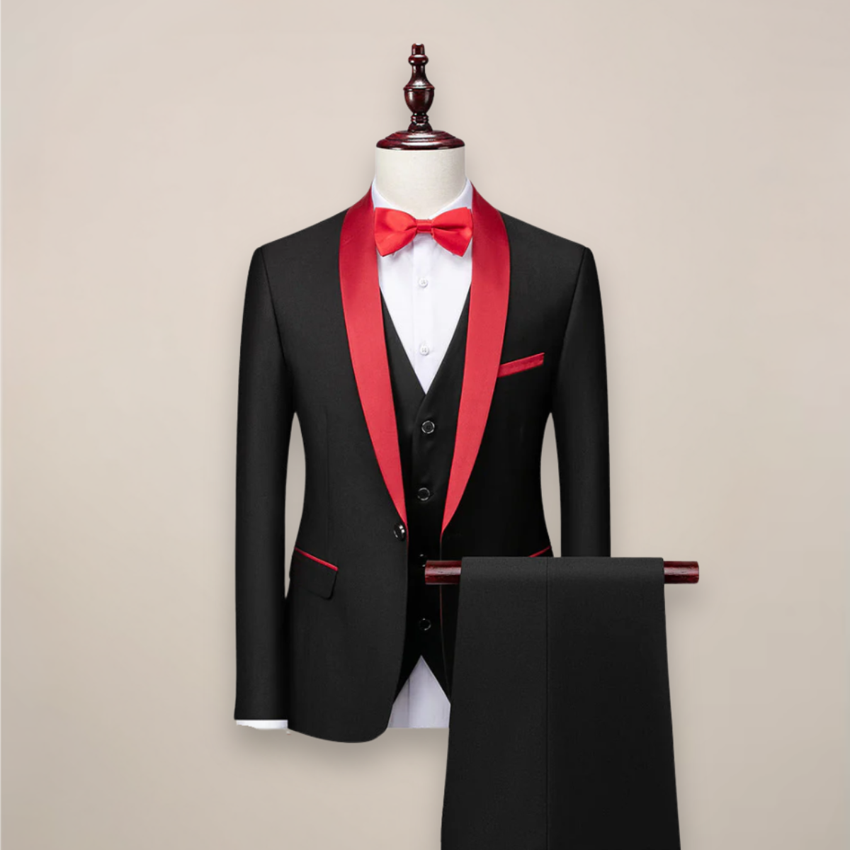 BRAIN™ | Men's Satin-Trim Evening Tuxedo