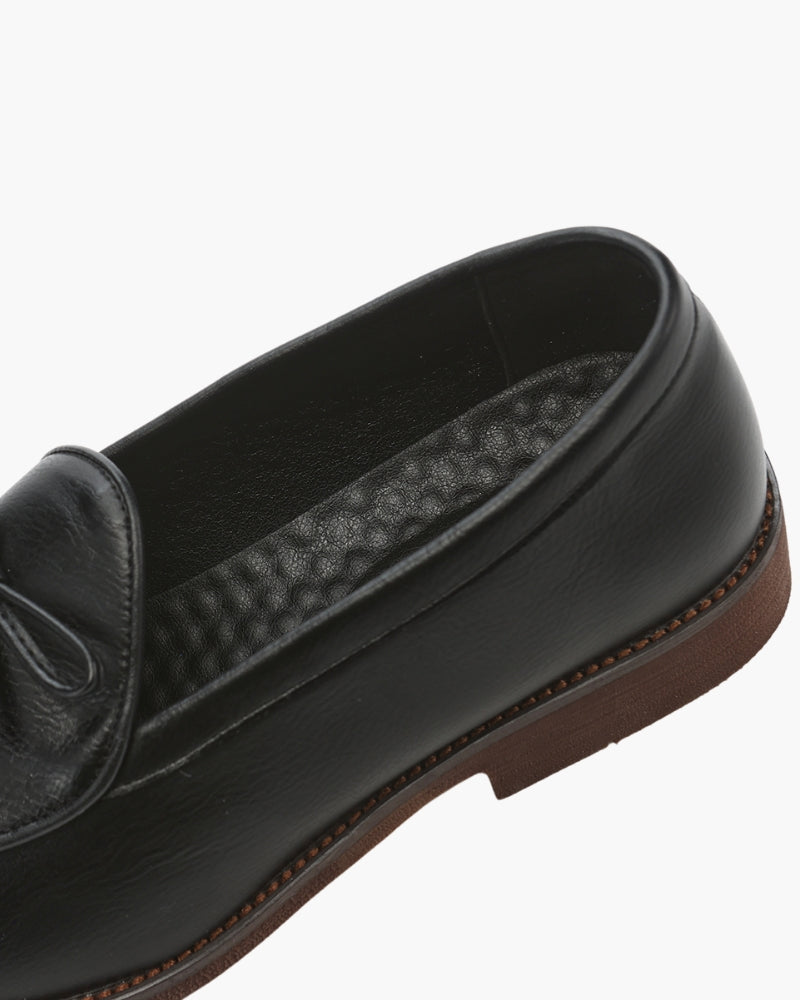 BRIAN™ | Leather Lace-Detail Loafers