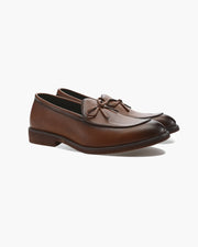 BRIAN™ | Leather Lace-Detail Loafers