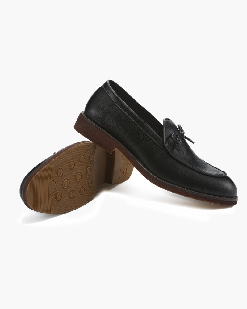 BRIAN™ | Leather Lace-Detail Loafers