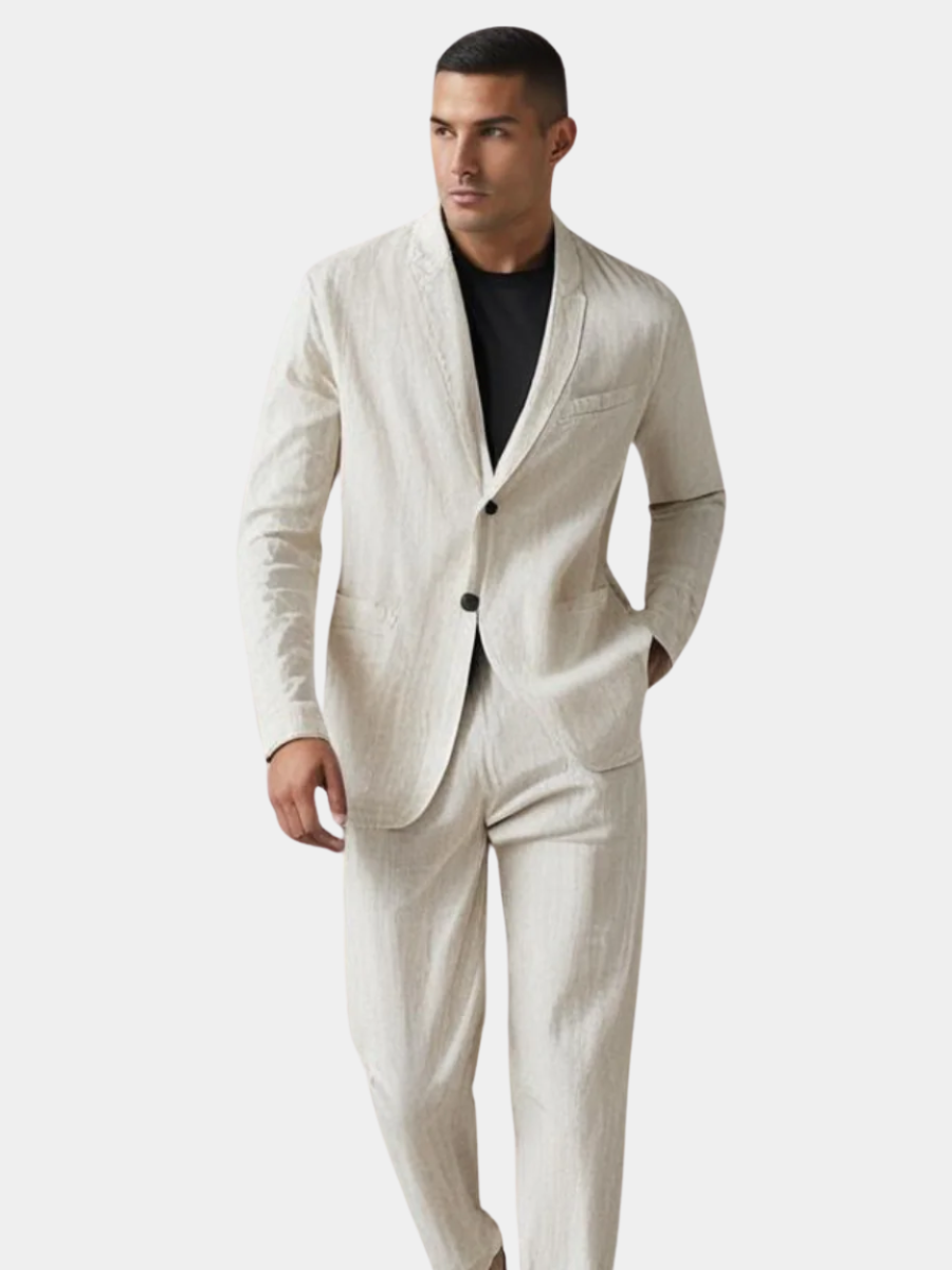 BRAIN™ | Men's Pure Linen Coord