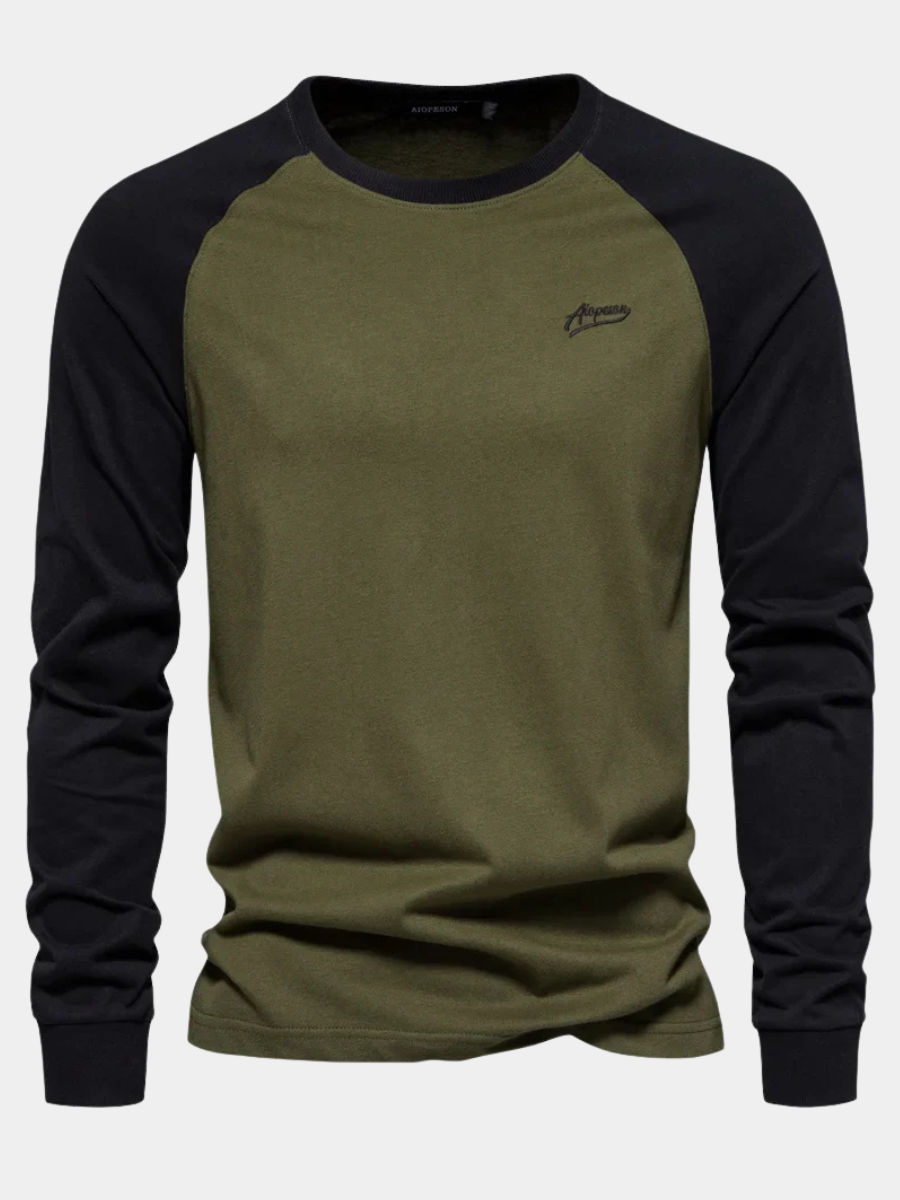BRIAN™ | Men's Raglan Long-Sleeve T-Shirt