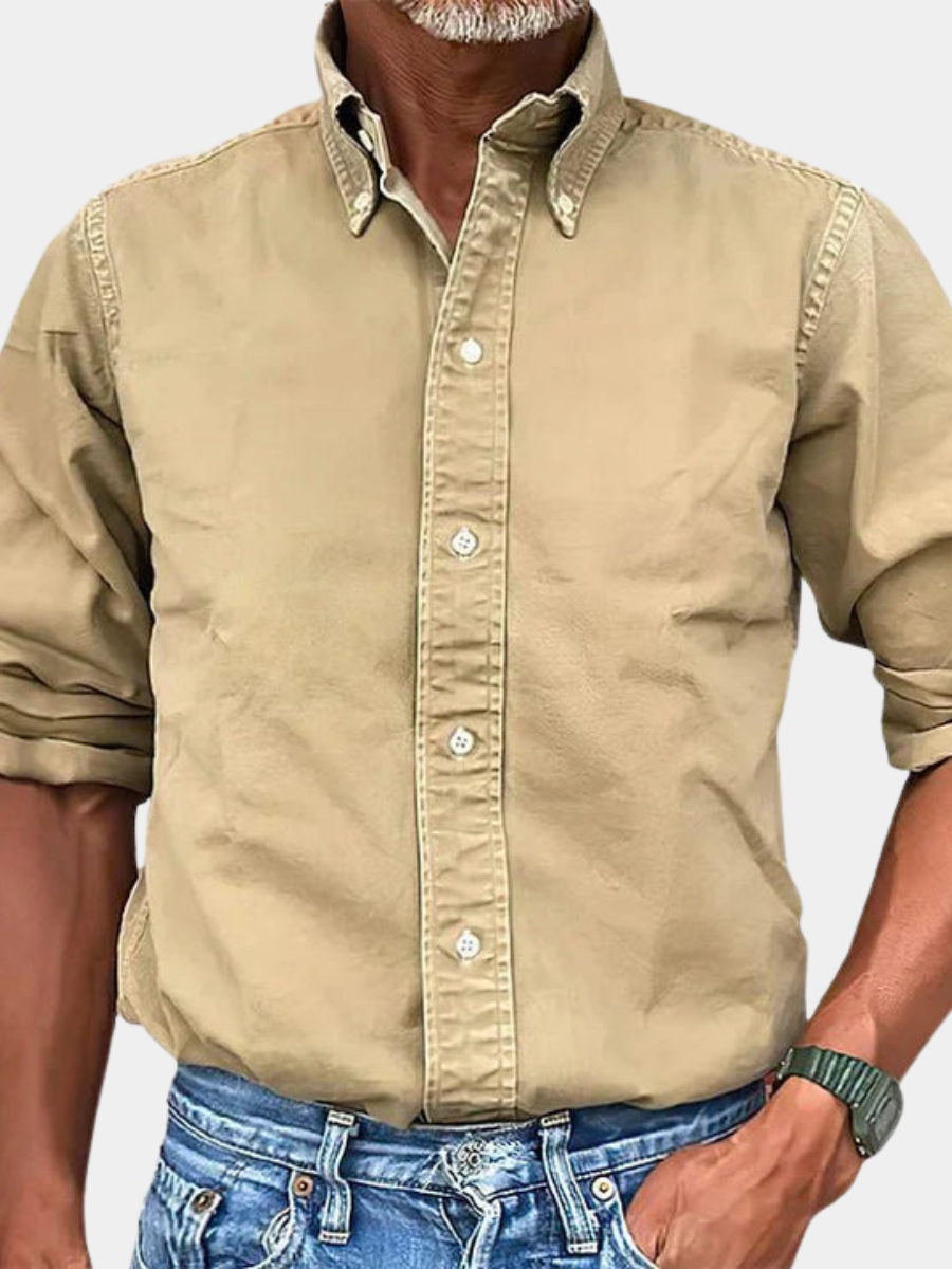 BRIAN™ | Men's Classic Cotton Oxford Shirt