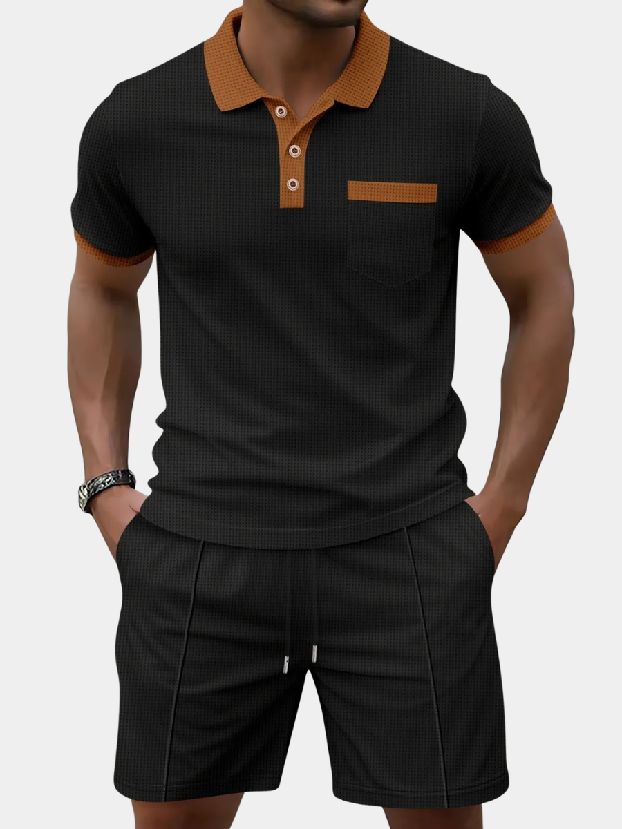 BRAIN™ | Men's Coordinated Polo Set