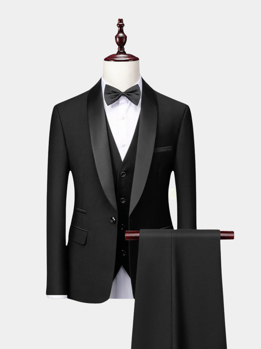 BRAIN™ | Men's Satin-Trim Evening Tuxedo