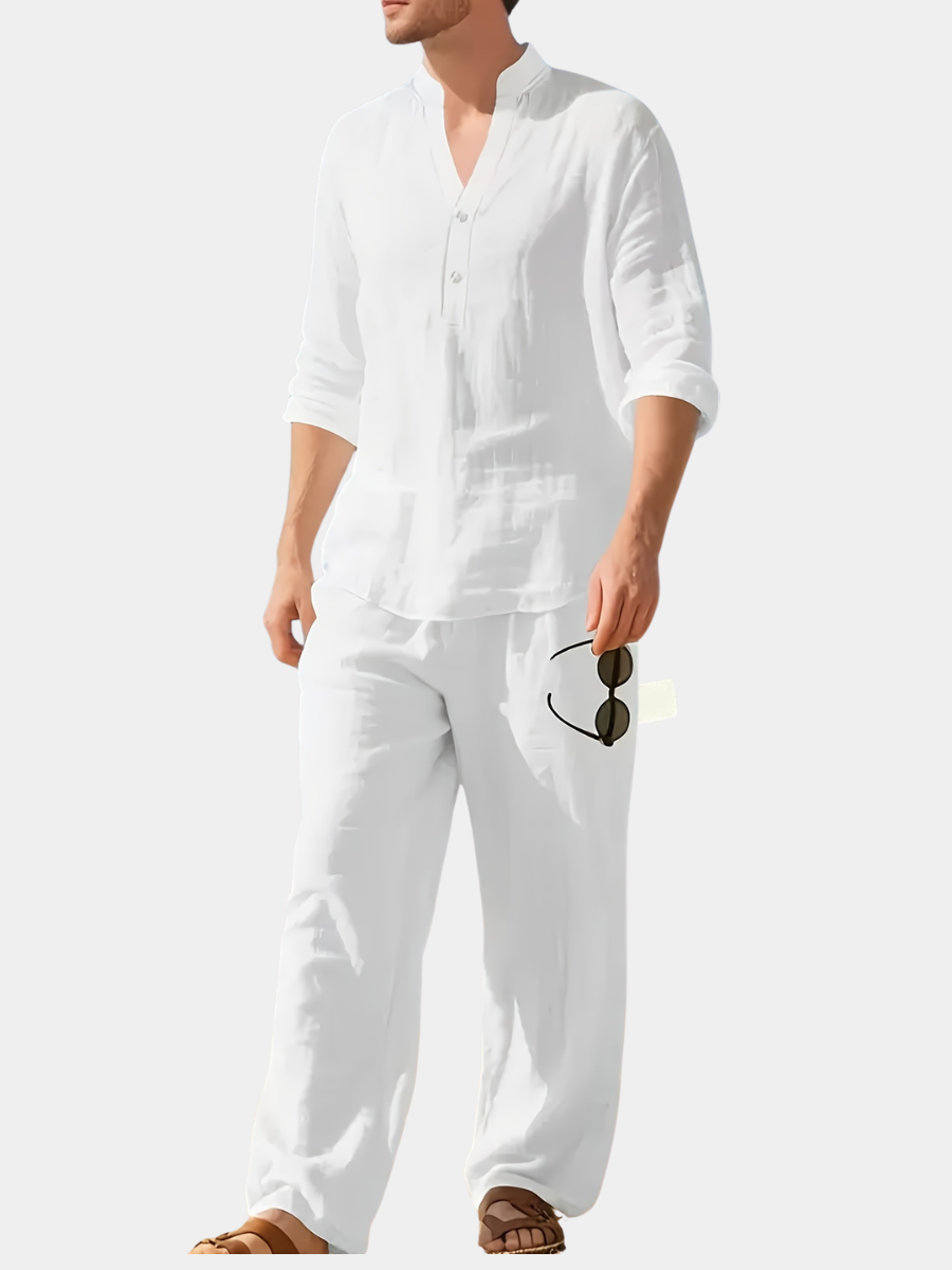 BRAIN™ | Men's Coords Woven Linen
