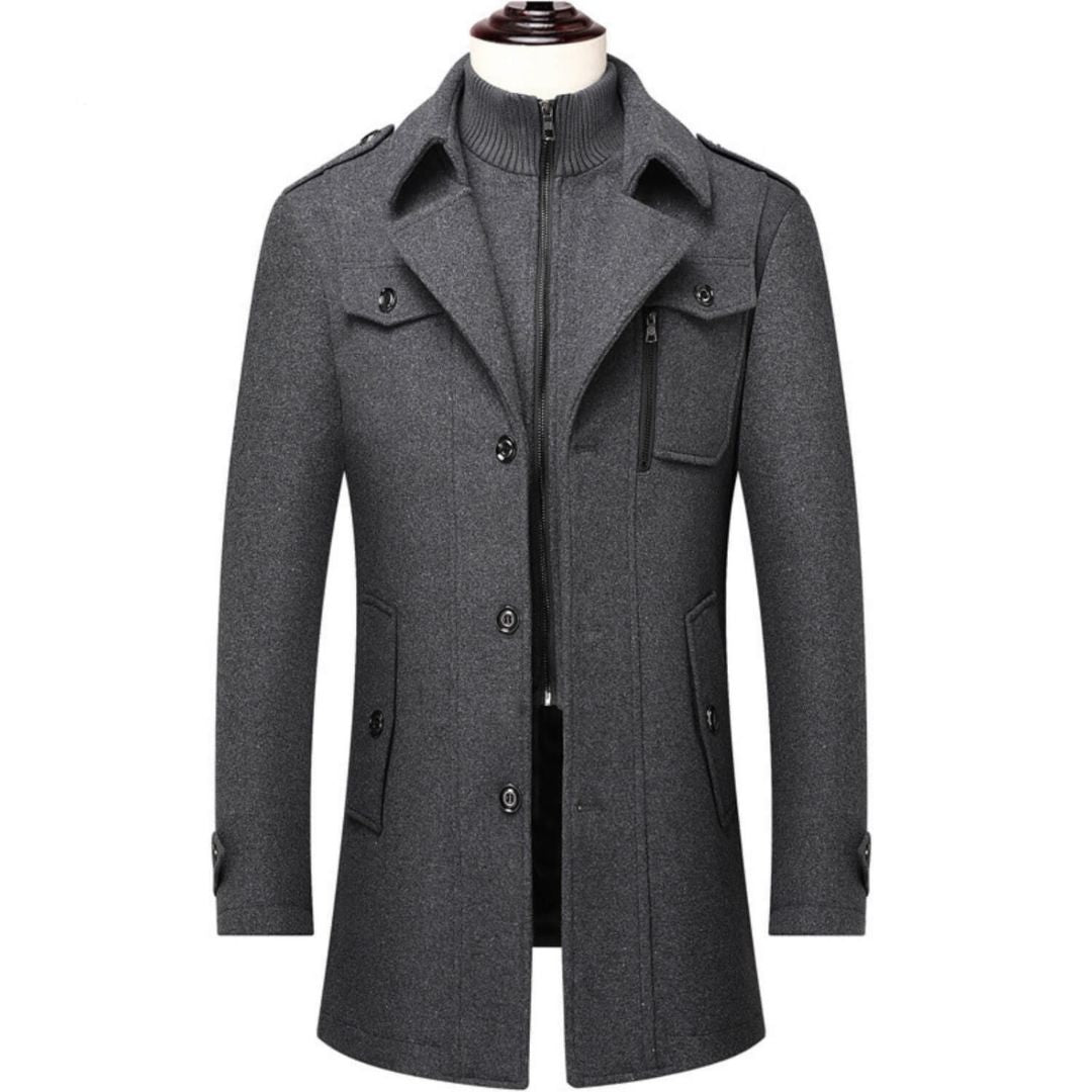 BRIAN™ | Double-Collar Coat
