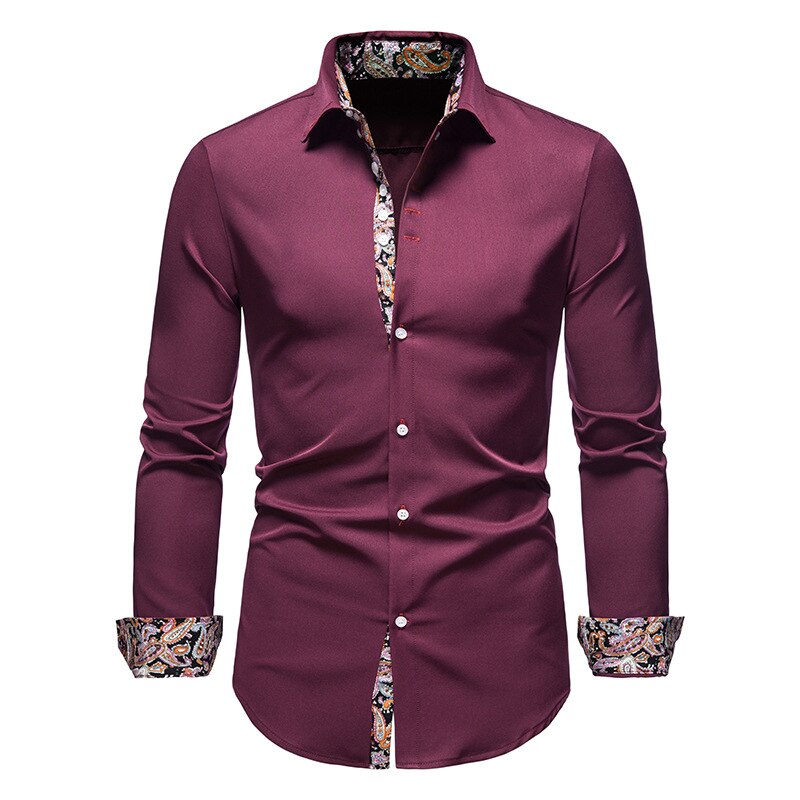 BRAIN™ | Paisley-Trim Shirt