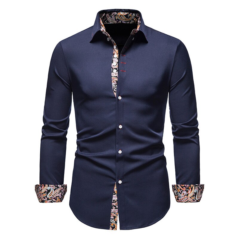 BRAIN™ | Paisley-Trim Shirt