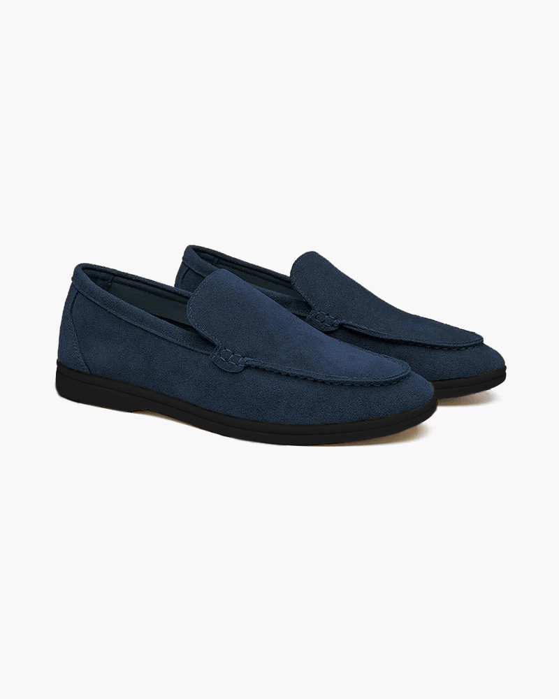 BRIAN™ | Premium Suede Loafers with Black Sole