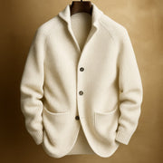 BRIAN™ | Lawrence Tailored Button-Front Knit Cardigan