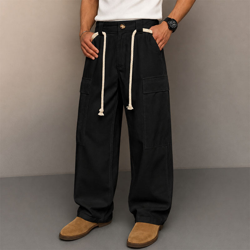BRAIN™ | Men's Wide-Leg Cargo Trousers