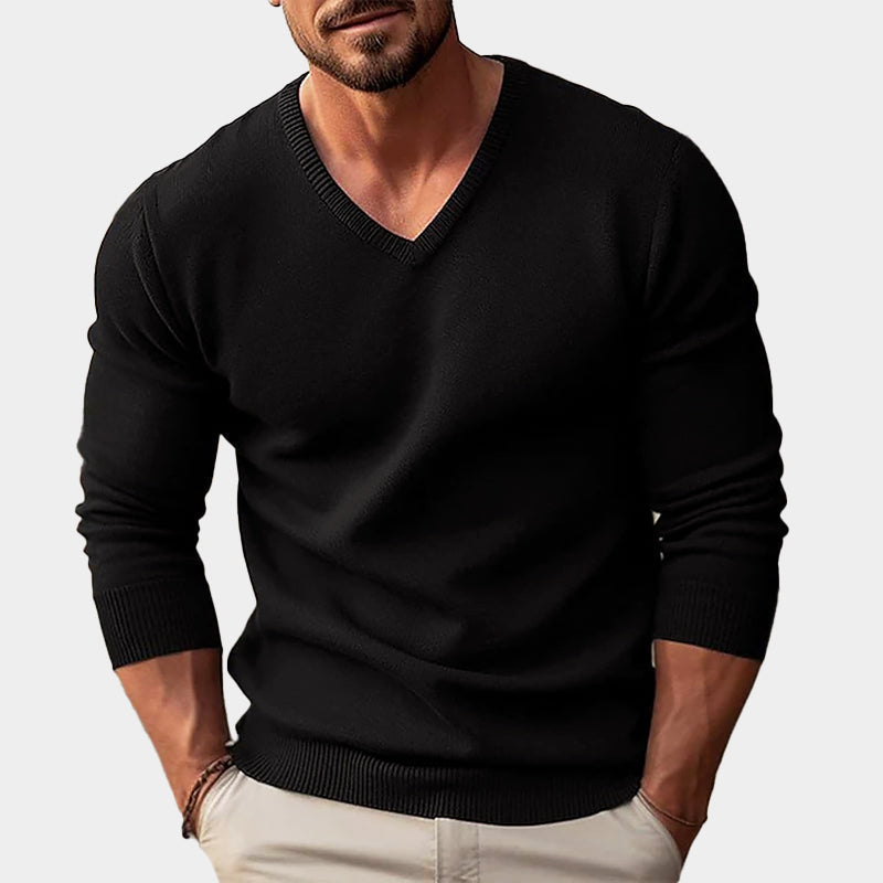 BRIAN™ | Men's Acrylic V-Neck Knit