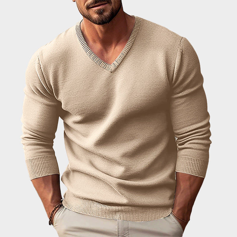 BRIAN™ | Men's Acrylic V-Neck Knit