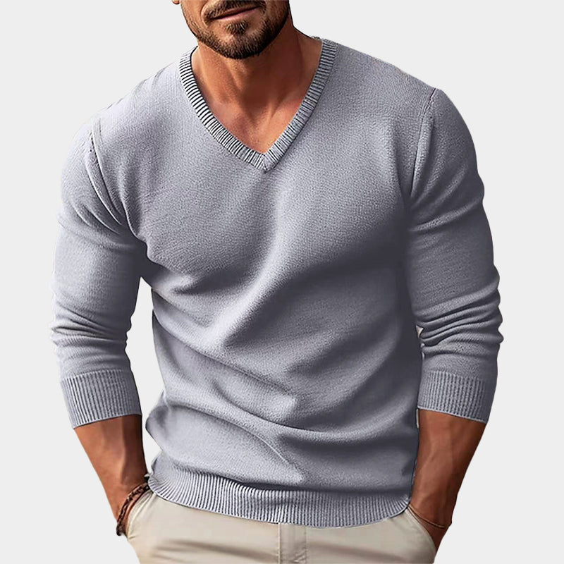 BRIAN™ | Men's Acrylic V-Neck Knit
