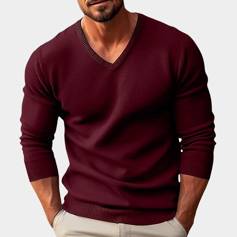 BRIAN™ | Men's Acrylic V-Neck Knit