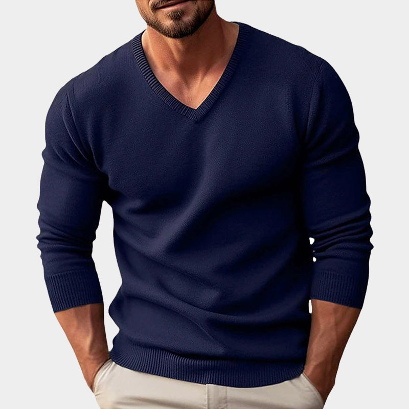 BRIAN™ | Men's Acrylic V-Neck Knit