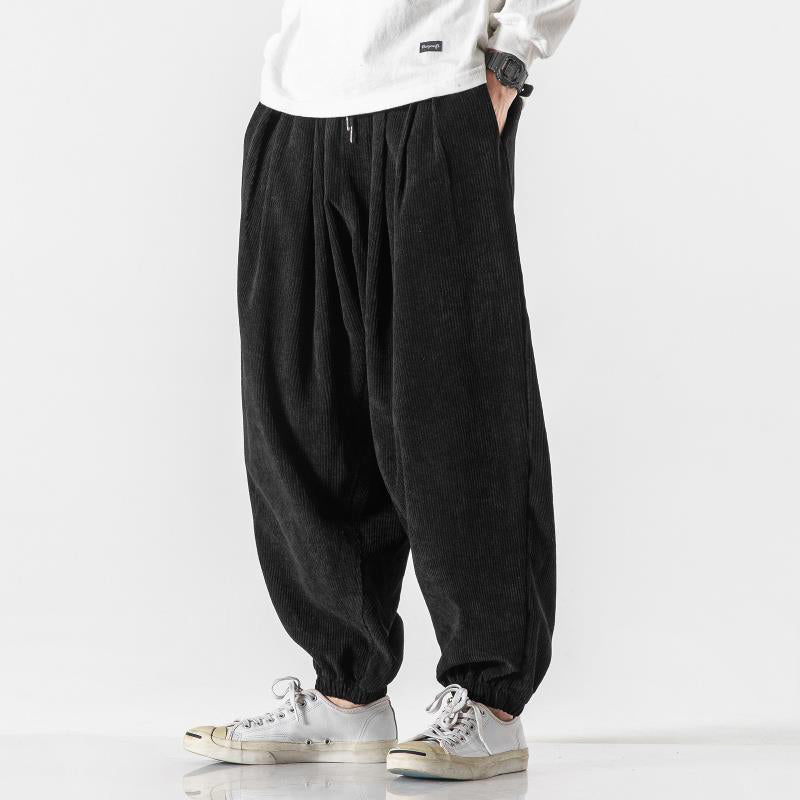 BRAIN™ | Men's Loose-Fit Corduroy Jogger Trousers