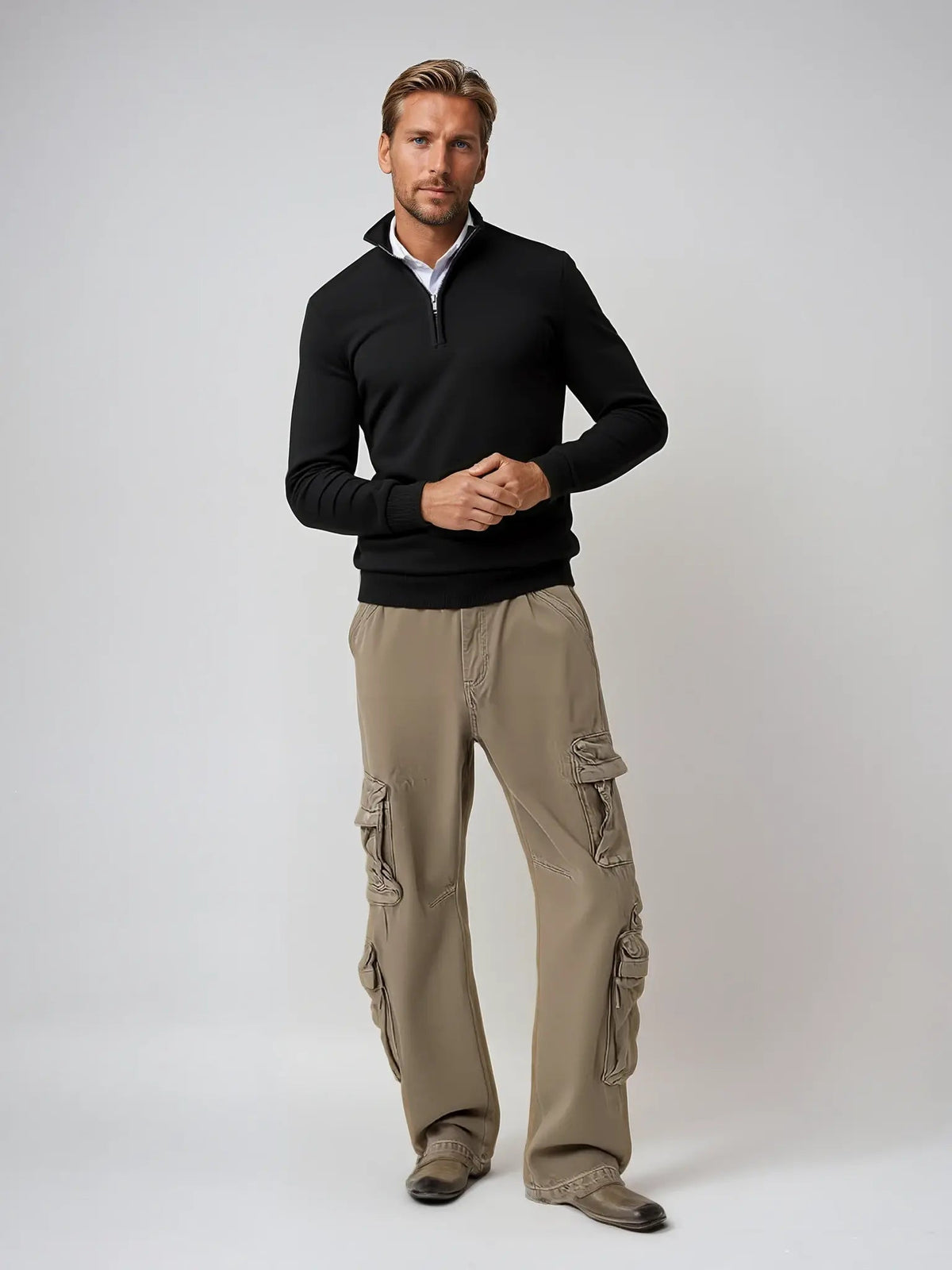 BRIAN™ | Half-Zip Sweater