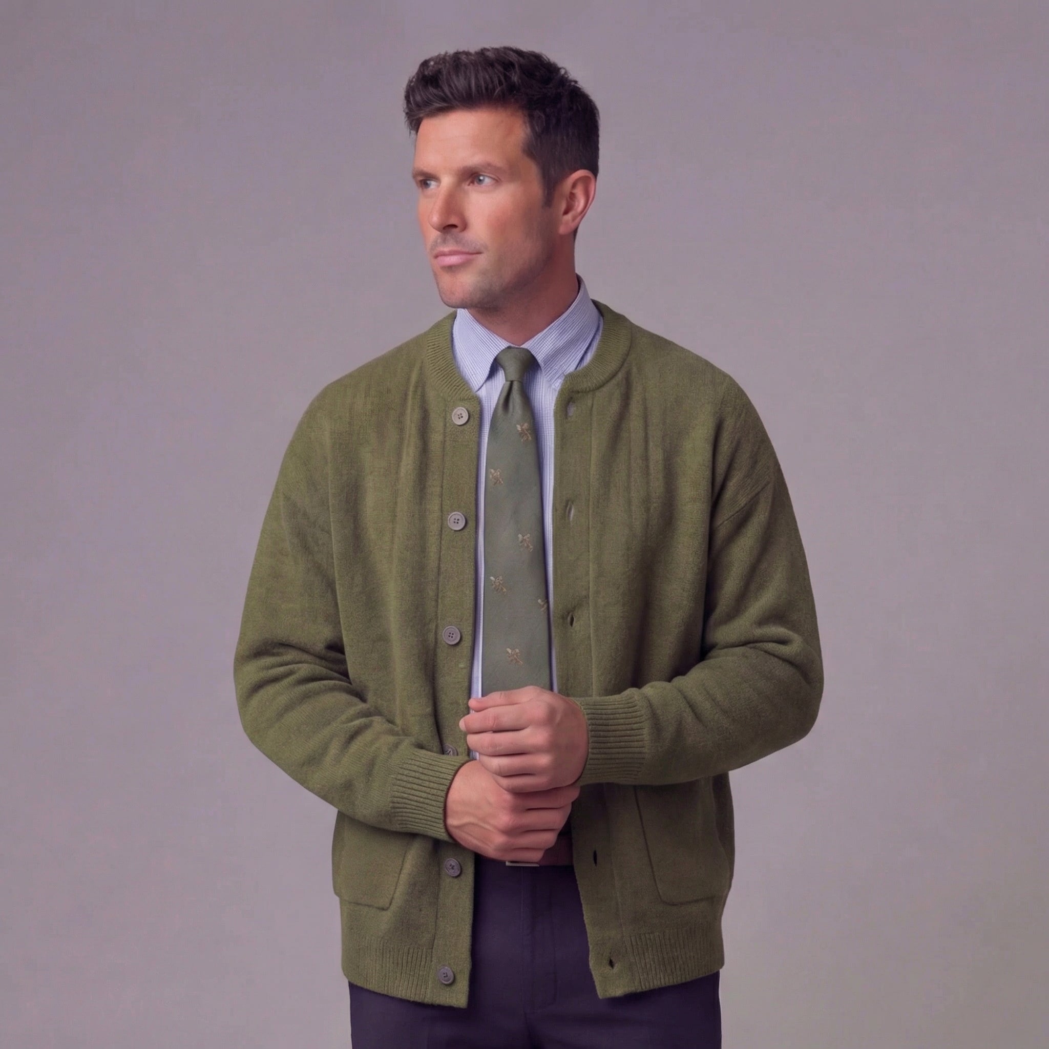BRIAN™ | Men's Soft Knit Cardigan